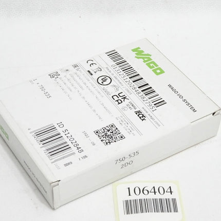 Wago 750-535 2-Kanal-Digitalausgang / Neu OVP versiegelt - Maranos.de