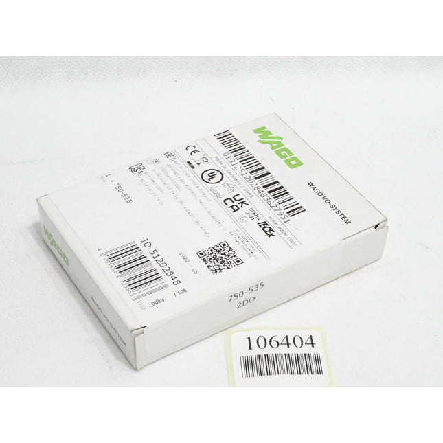 Wago 750-535 2-Kanal-Digitalausgang / Neu OVP versiegelt - Maranos.de