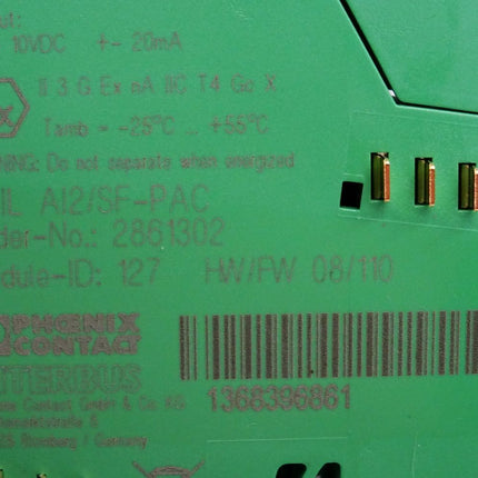 Phoenix Contact 2861302 IB IL AI 2/SF-PAC Analogmodul / Neu OVP - Maranos.de