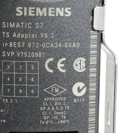 Siemens TS adapter V5.2 6ES7972-0CA34-0XA0 6ES7 972-0CA34-0XA0 - Maranos.de
