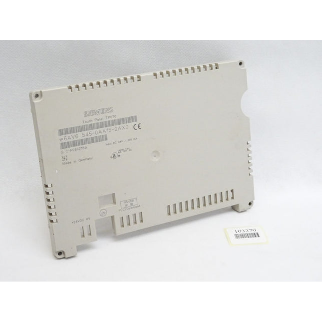 Siemens Backcover Rückschale Panel Touch TP070 6AV6545-0AA15-2AX0 6AV6 545-0AA15-2AX0 - Maranos.de