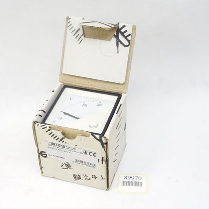 Frer Voltmeter 90° 0-300V AC / F72EVX300 / Neu OVP - Maranos.de