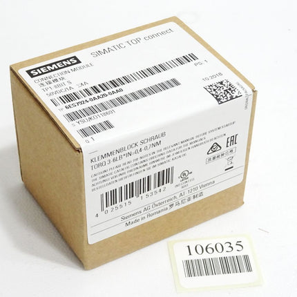 Siemens Top Connect 6ES7924-0AA20-0AA0 6ES7 924-0AA20-0AA0 Neu OVP versiegelt - Maranos.de