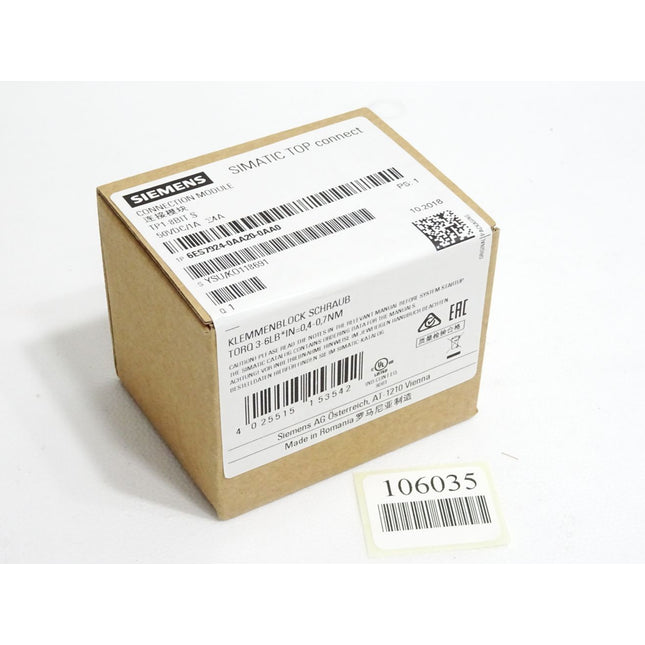 Siemens Top Connect 6ES7924-0AA20-0AA0 6ES7 924-0AA20-0AA0 Neu OVP versiegelt - Maranos.de