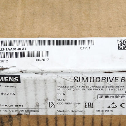 Siemens Simodrive 611 LT-MOD.INT200A 6SN1123-1AA01-0FA1 / Unbenutzt / Neu OVP - Maranos.de
