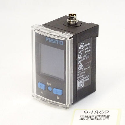 Festo Drucksensor SPAU-P10R-H-G18FD-L-PNLK-PNVBA-M8U 8001221 / Neu - Maranos.de