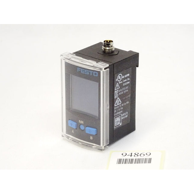 Festo Drucksensor SPAU-P10R-H-G18FD-L-PNLK-PNVBA-M8U 8001221 / Neu - Maranos.de