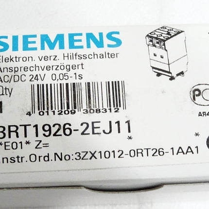 Siemens Hilfsschalter 3RT1926-2EJ11 / Neu OVP - Maranos.de