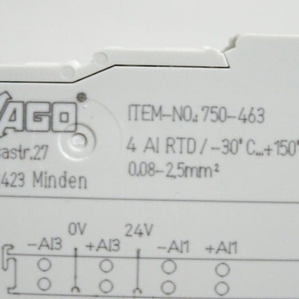 Wago 750-463 4-Kanal-Analogeingang - Maranos.de