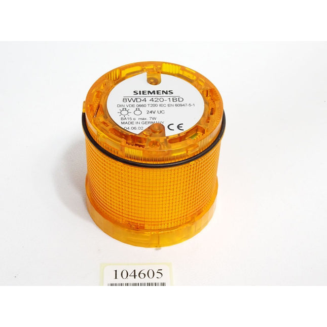 Siemens 8WD4420-1BD Blinklichtelement gelb / Unbenutzt - Maranos.de