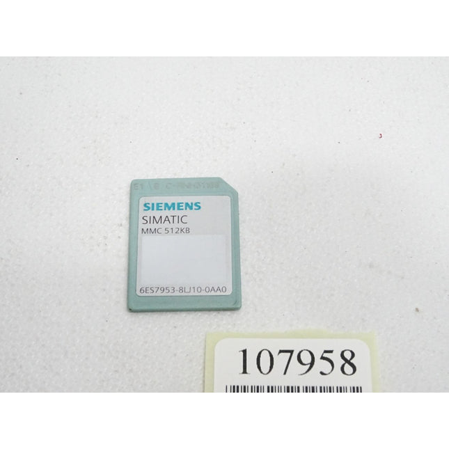 Siemens Simatic MMC 512KB 6ES7953-8LJ10-0AA0 6ES7 953-8LJ10-0AA0 - Maranos.de