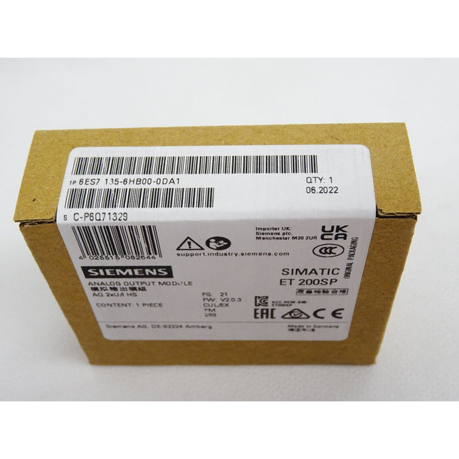 Siemens ET200SP 6ES7135-6HB00-0DA1 / 6ES7 135-6HB00-0DA1 / Neu OVP versiegelt - Maranos.de