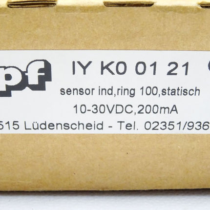Ipf electronic Induktiver Sensor IYK00121 / Neu OVP - Maranos.de