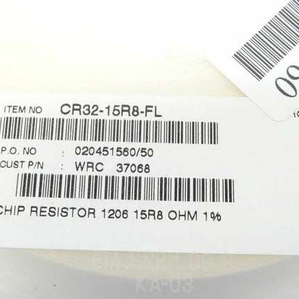 5000x SMD Widerstände CR32-15R8-FL / 1206 15R8 - Maranos.de