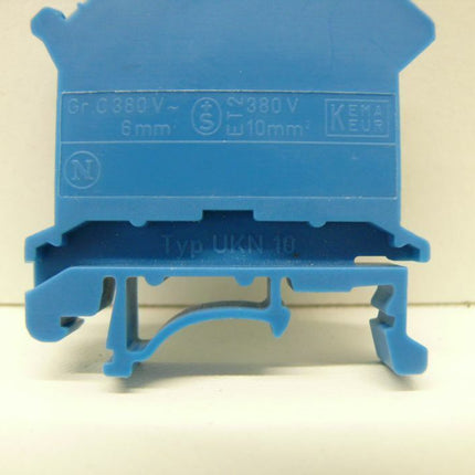 NEU Phoenix Contact UKN10 Reihenklemme Durchgangsklemmeblau - Maranos.de