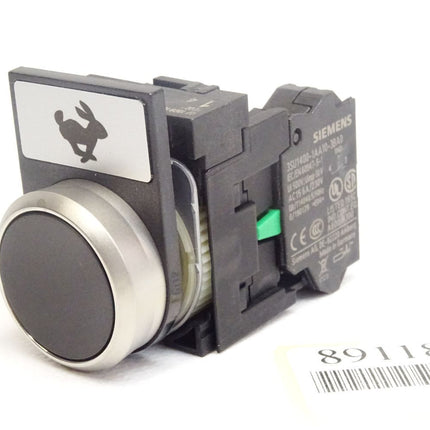 Siemens Drucktaster schwarz + 3SU1400-1AA10-3BA0 / Neuwertig - Maranos.de