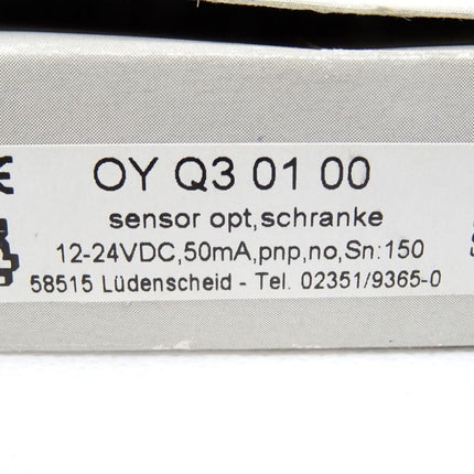Ipf electronic Sensor optisch Lichtschranke OYQ30100 / Neu OVP - Maranos.de