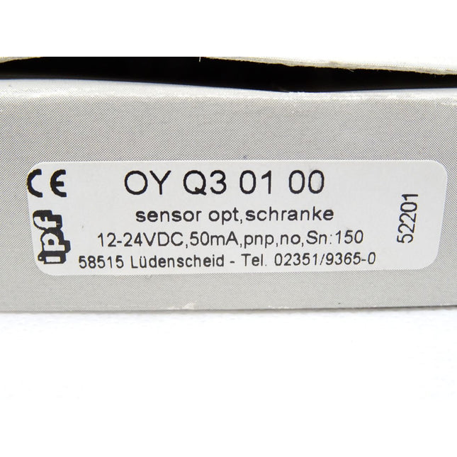 Ipf electronic Sensor optisch Lichtschranke OYQ30100 / Neu OVP - Maranos.de