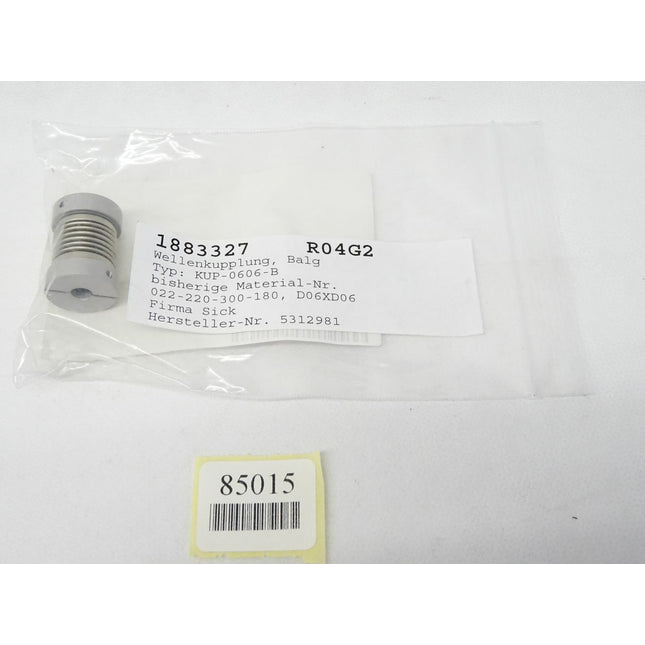 Sick Wellenkupplung, Balg KUP-0606-B / 5312981 / Neu OVP - Maranos.de