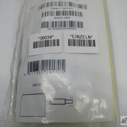 NEU 1x Wago 283-325 Abschluss- und Zwischenplatte - Maranos.de
