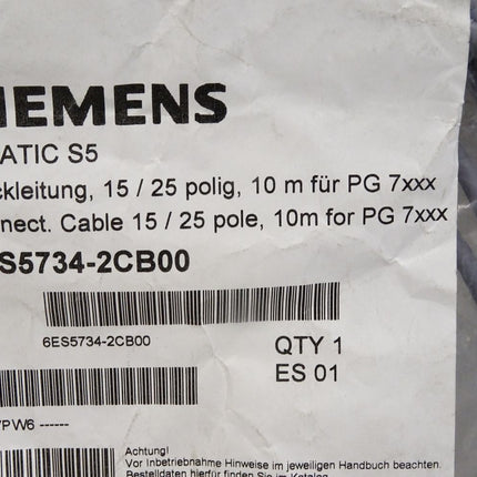 Siemens Simatic S5 Steckleitung 6ES5734-2CB00 / Neu - Maranos.de