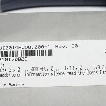 B&R 8BVI0014HWD0.000-1 Rev.I0 ACOPOSmulti Wechselrichtermodul - Maranos.de