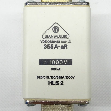 JEAN MÜLLER HLS2 VDE 0636/23 355A-aR 1000V NH-Sicherungseinsatz / Neu-OVP - Maranos.de