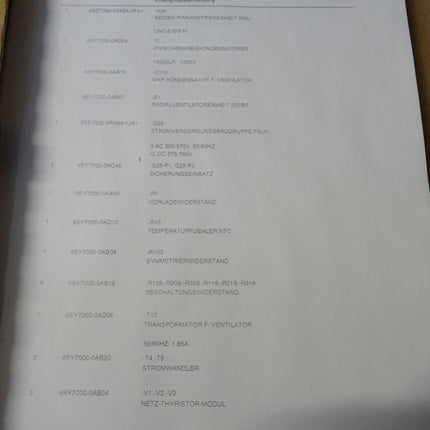 SIEMENS Simovert 6SE7032-0FG60 / 6SE7 032-0FG60 Frequenzumrichter 160kW / NEU - Maranos.de