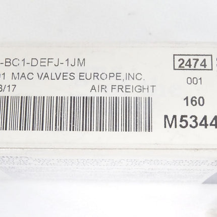 MAC 45A-BC1-DEFJ-1JM MOD. 2474 / Valve / Neu OVP - Maranos.de
