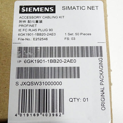 Siemens 6GK1901-1BB20-2AE0 / Inhalt:50 Stück / Neu OVP versiegelt - Maranos.de