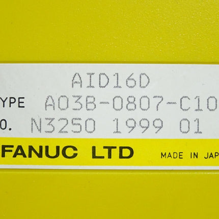 Fanuc AID16D A03B-0807-C104 Eingangsmodul - Maranos.de