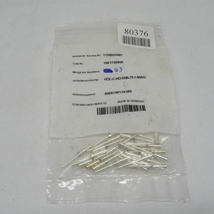 Weidmüller HDC-C-HD-SM0.75-1.00AG Crimpkontakt 25 Stück - Maranos.de