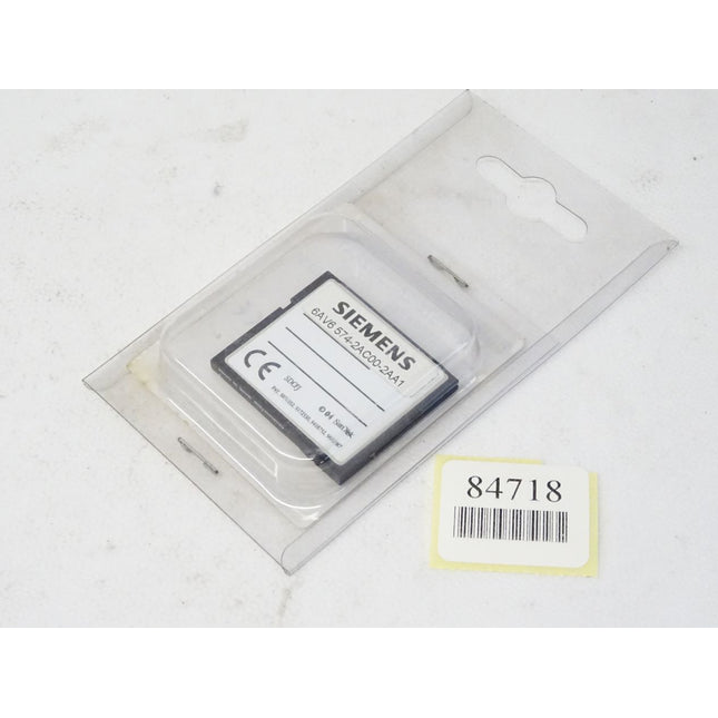 Siemens 6AV6574-2AC00-2AA1 / 6AV6 574-2AC00-2AA1 E:01 / Simatic HMI Compactflash 512MB / Neu OVP - Maranos.de
