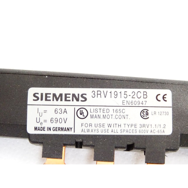 Siemens 3-Phasen-Sammelschiene 3RV1915-2CB - Maranos.de