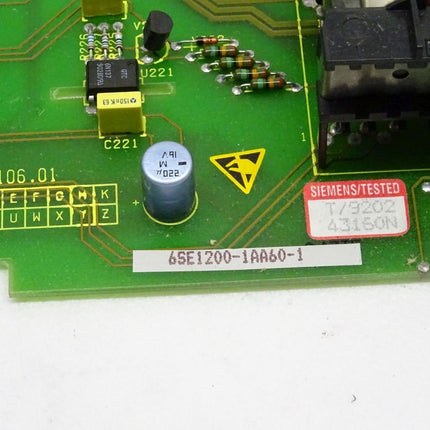 Siemens 6SE1200-01AA60-1 Steuerkarte Platine 6SE1 200-01AA60-1 neu - Maranos.de