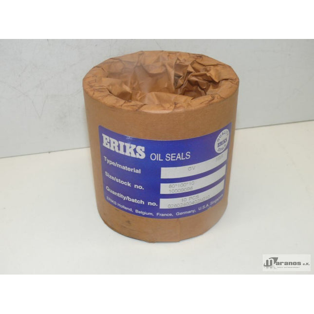 NEU/OVP ERIKS OIL Seals GV NBR 80x100x10 stock no. 10009096 - Maranos.de