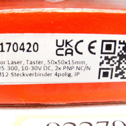 Ipf electronic Sensor Laser PT170420 / Neu OVP - Maranos.de