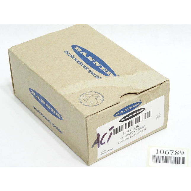 Banner Turck QL50AP6XD20BQ Lumineszenztaster / Neu OVP - Maranos.de