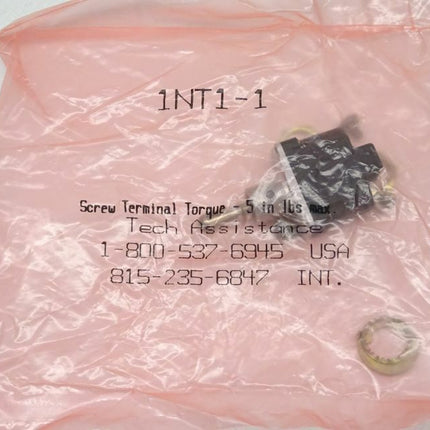 Honeywell 1NT1-1 Hebelschalter Schaltstellungen 3 ON-OFF-ON Neu - Maranos.de