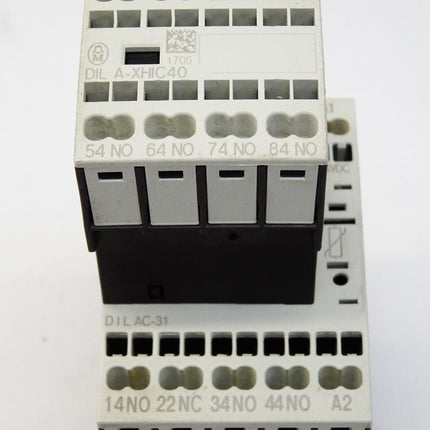 Moeller Hilfsschütz DILAC-31 + Hilfsschalterbaustein DILA-XHIC40 - Maranos.de