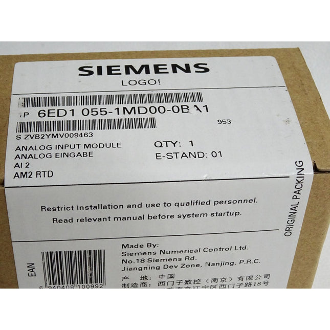 Siemens LOGO! 6ED1055-1MD00-0BA1 6ED1 055-1MD00-0BA1 Neu OVP versiegelt - Maranos.de