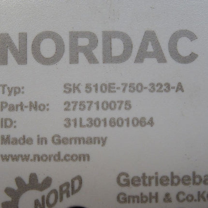 Nordac SK510E-750-323-A 275710075 31L301601064 Frequenzumrichter 0,75 kW - Maranos.de