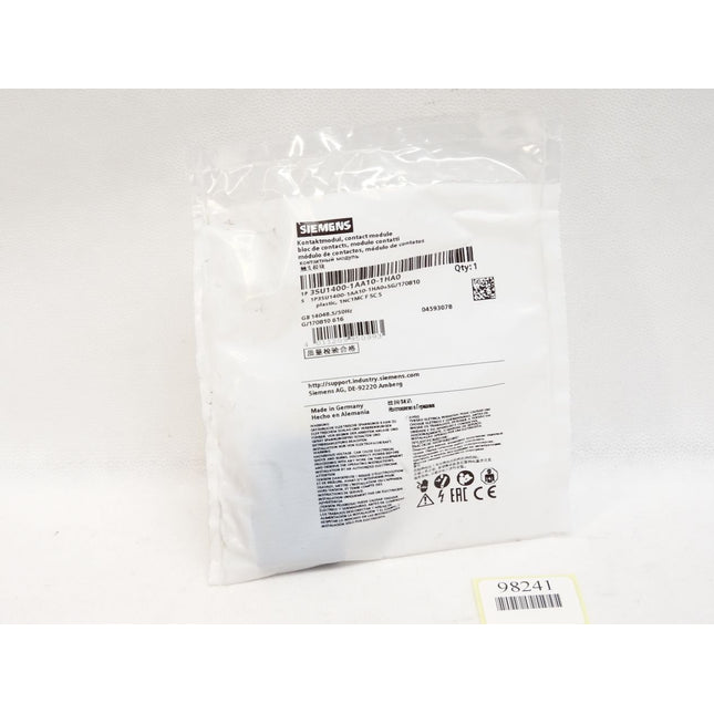 Siemens Kontaktmodul 3SU1400-1AA10-1HA0 / Neu OVP - Maranos.de