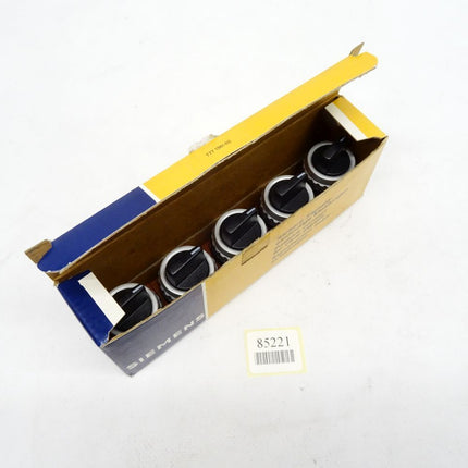 Siemens Knebel schwarz 3SB1120-2DB20 / Inhalt : 5 Stück / Neu OVP - Maranos.de