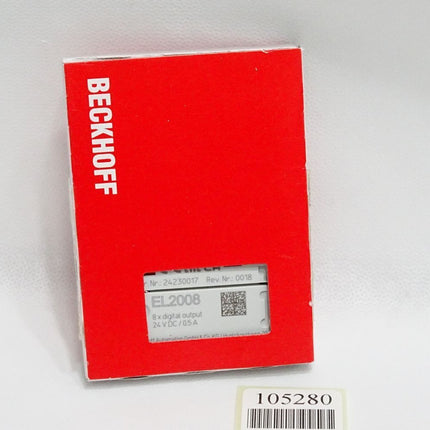 Beckhoff EL2008 digitale Ausgangsklemme Rev. 0018 / Neu OVP versiegelt - Maranos.de