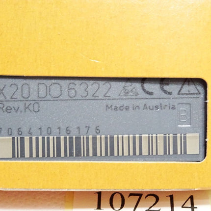 B&R X20DO6322 X20 DO 6322 Rev.K0 6 digitale Ausgänge / Neu OVP - Maranos.de