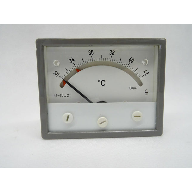 Analoganzeige Thermometer 32-42 Grad Celsius Messgerät NEU - Maranos.de