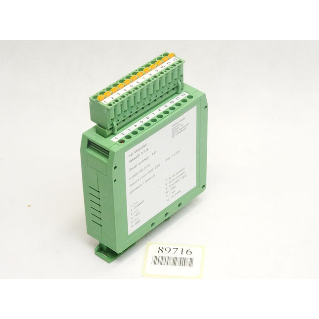 Stefan Badur electronic I-U-Wandler V1.3 / K.00003.166.27.00 - Maranos.de