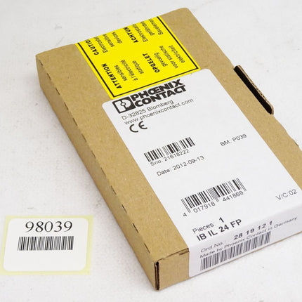 Phoenix Contact 2819121 IB IL 24 FP / Neu OVP - Maranos.de