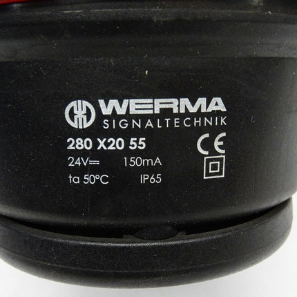 Werma Signaltechnik 280X2055 / 280 X20 55 / 24V / 150mA 280 X2055 Blitzleuchte ROT - Maranos.de